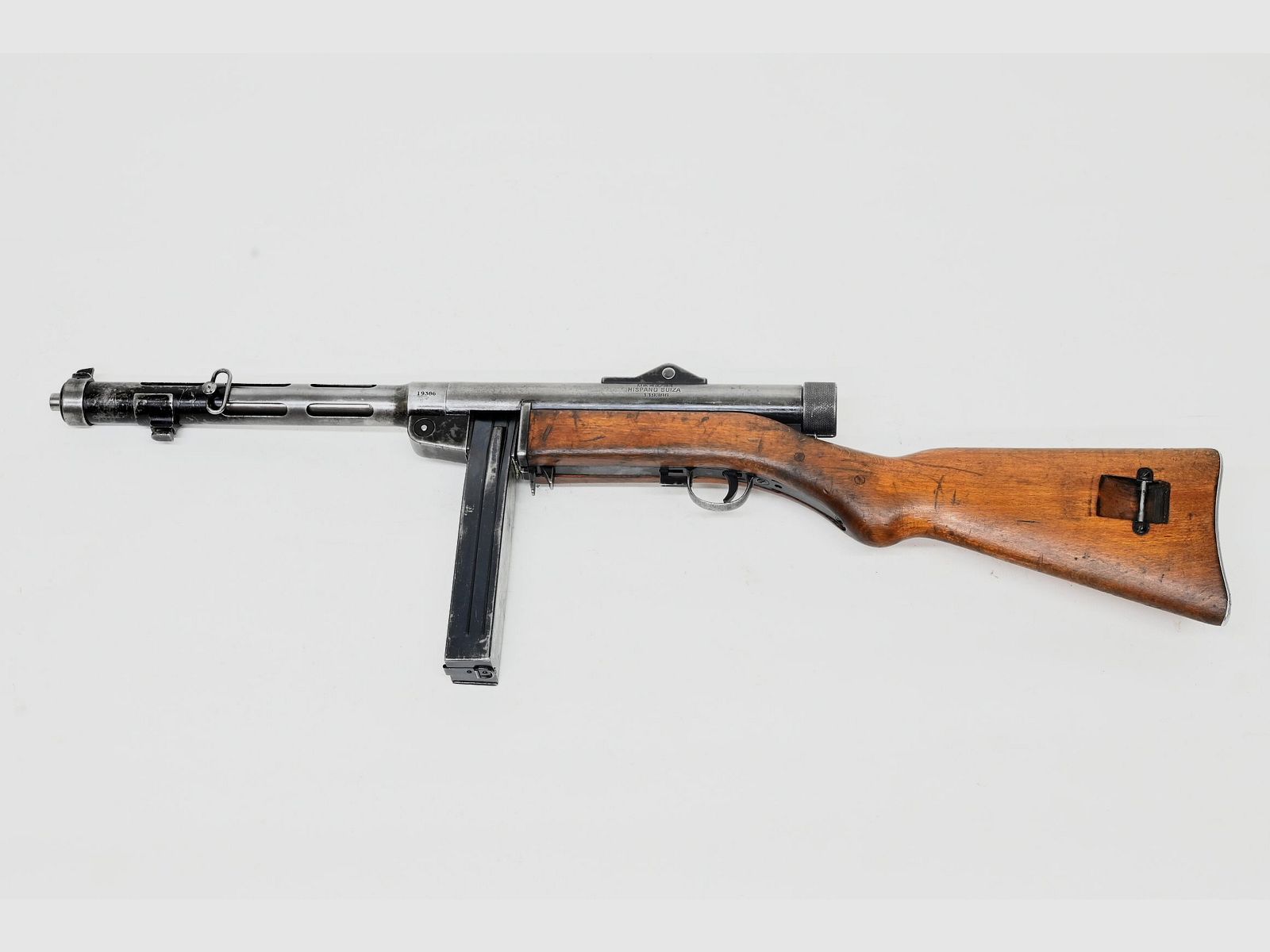 MP Hispano Suiza 43/44, Occ., 9×19, Seriefeuerwaffe, Bild 3 von 4