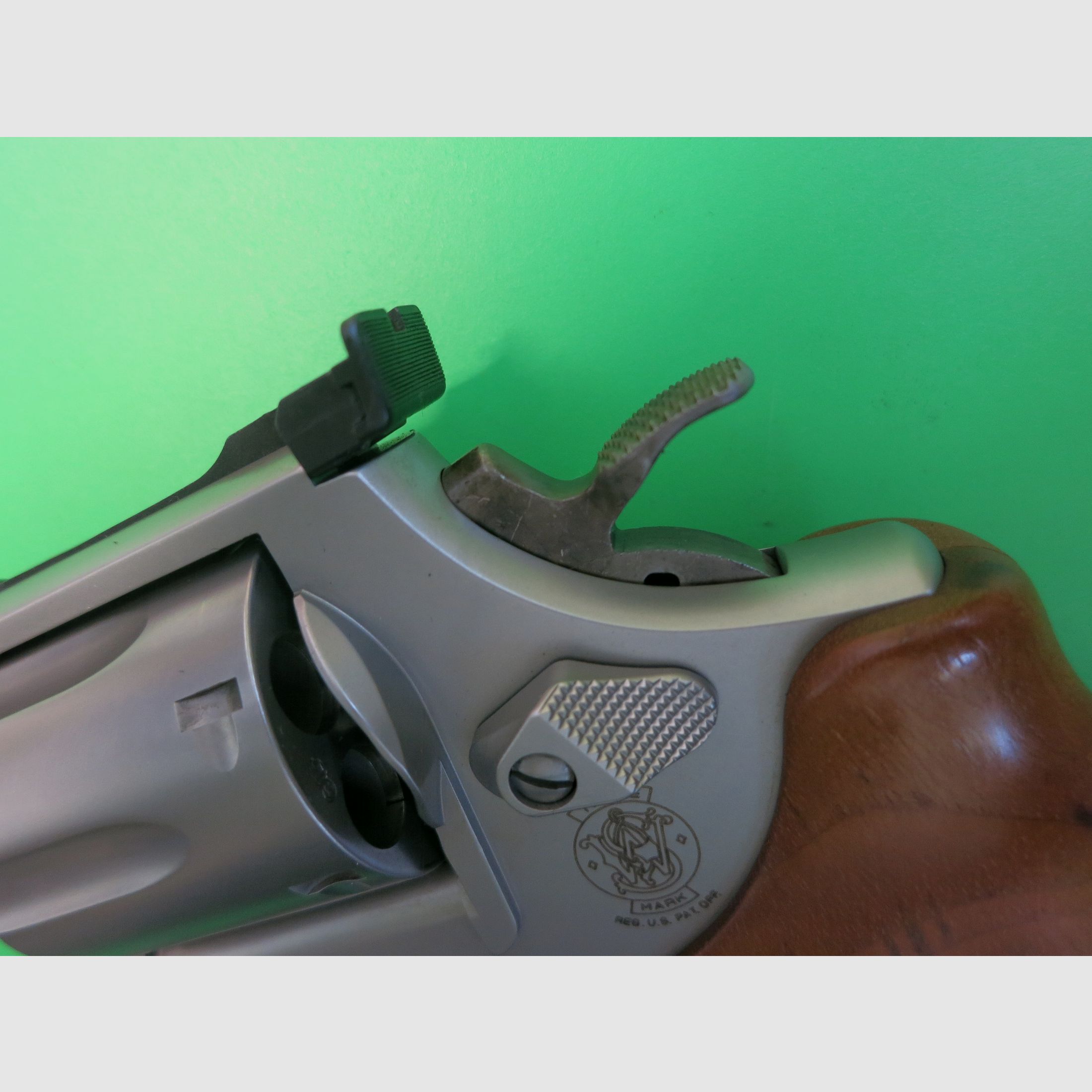 Revolver, SMITH&WESSON, Mod. 686-5 Target Champion, .357 Magnum, 6" loop, roestvrij staal versie, Nill-grip    #16
