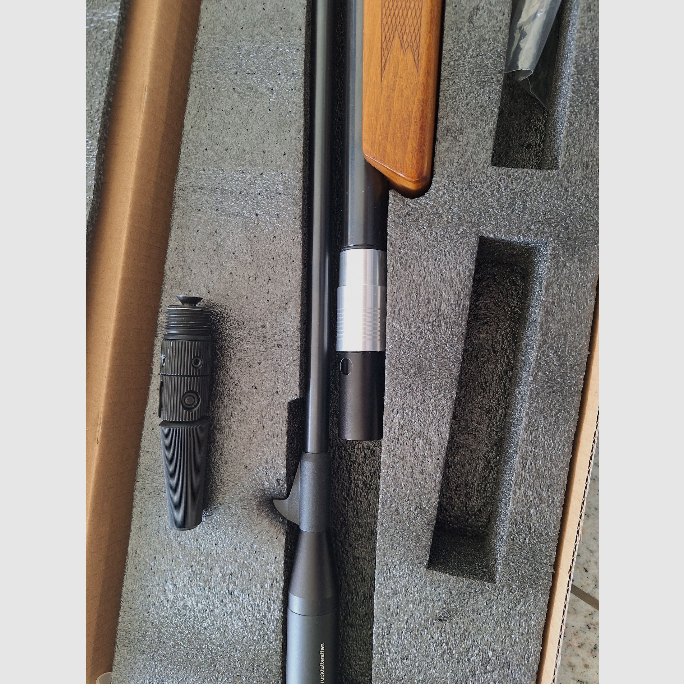 Diana Trailscout Wood Co2-Rifle 4,5 mm Diabolo avec accessoires