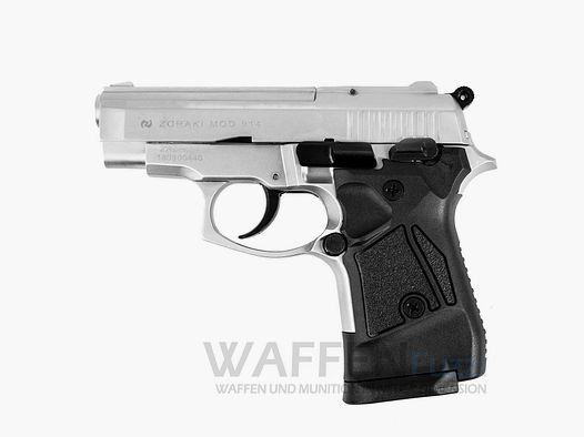 Zoraki 914-P matte chrome blank firing gun 9mm P.A.K.