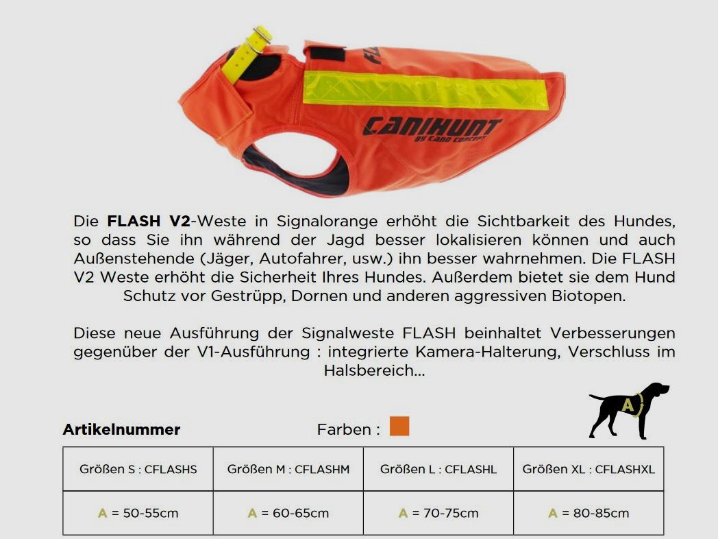Canihunt Signalweste Flash