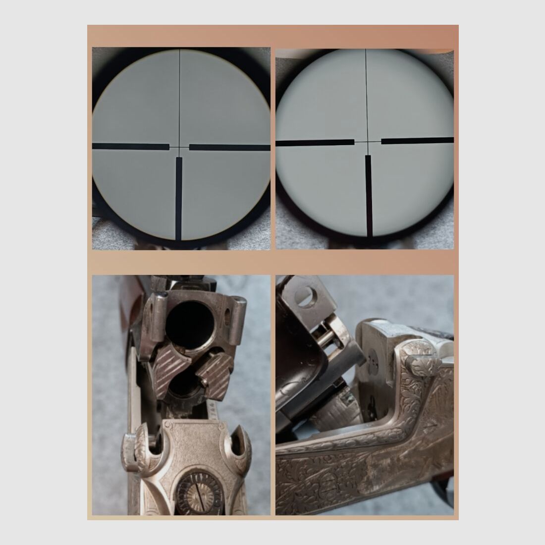 Josef Just Ferlach - Max Ern Leverkusen Bockbüchsflinte mit zwei ZF Hensold + Schmidt Bender