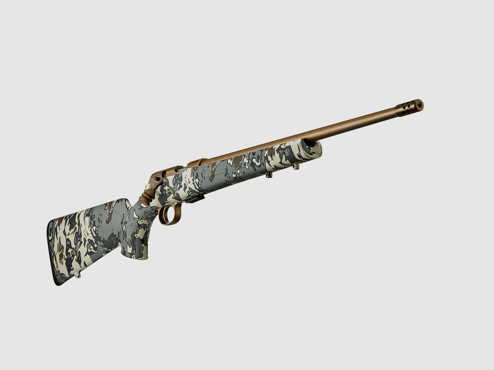 CZ 457 Hunter Veil Camouflage – 525mm – 1/2″x20 – .22lr., immagine 3 di 3