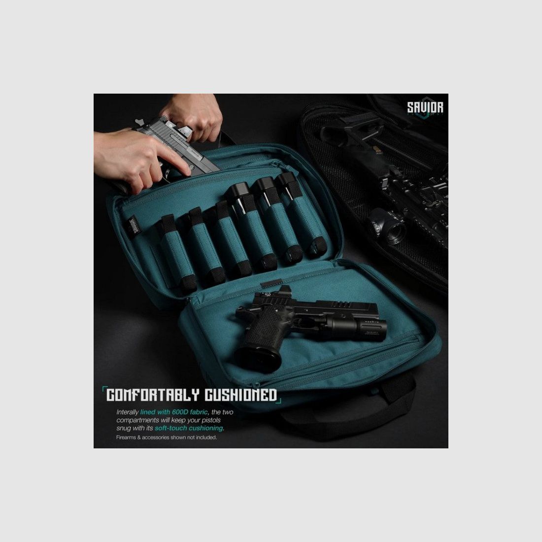Savior Pistolenfutteral, Wasserblau, Bild 5 von 6