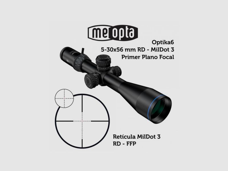 Zielfernrohr Meopta MeoPro Optika6 5-30x56 FFP - RD MilDot 3, Bild 1 von 3