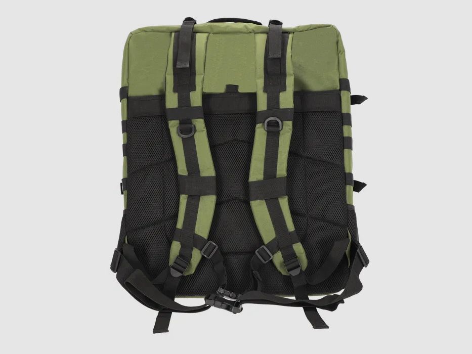 Multifunktions-Rucksack / Armbrust - Transporttasche - ca. 80 Liter - Oliv/Schwarz