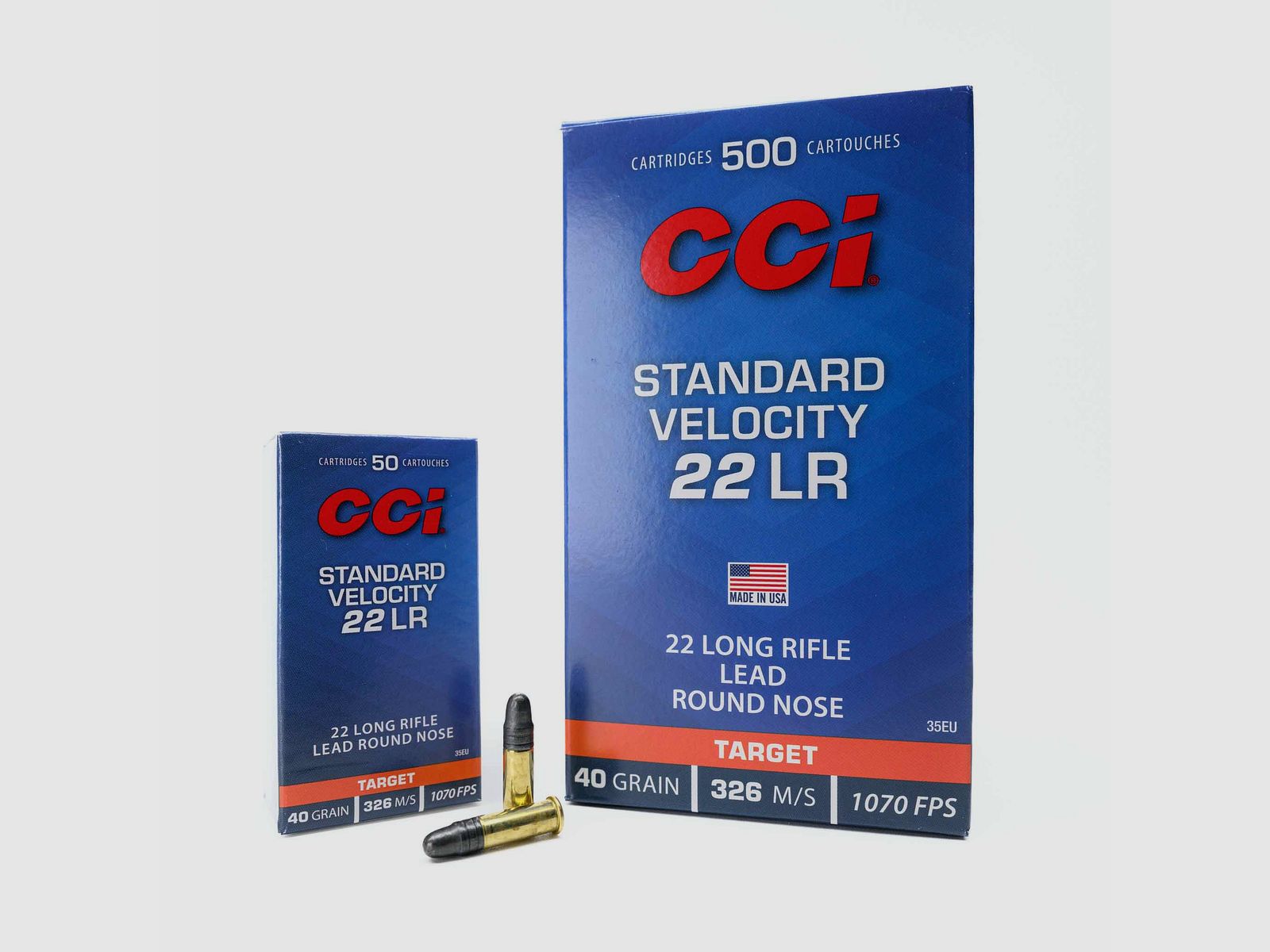 CCI .22 LR 40gr Standard Velocity LRN, billede 2 af 3