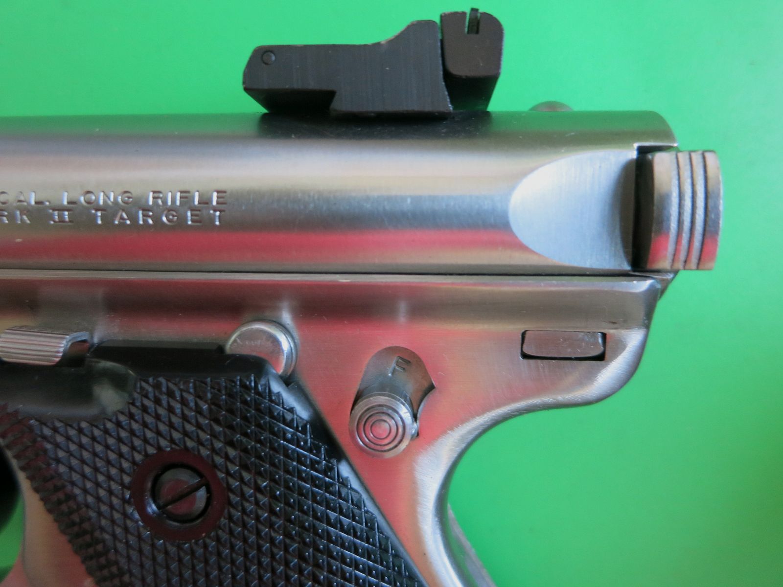 Sportpistool Ruger Mark II (MK 2) Target STS, .22 lfB, RVS (roestvrij staal)     #31