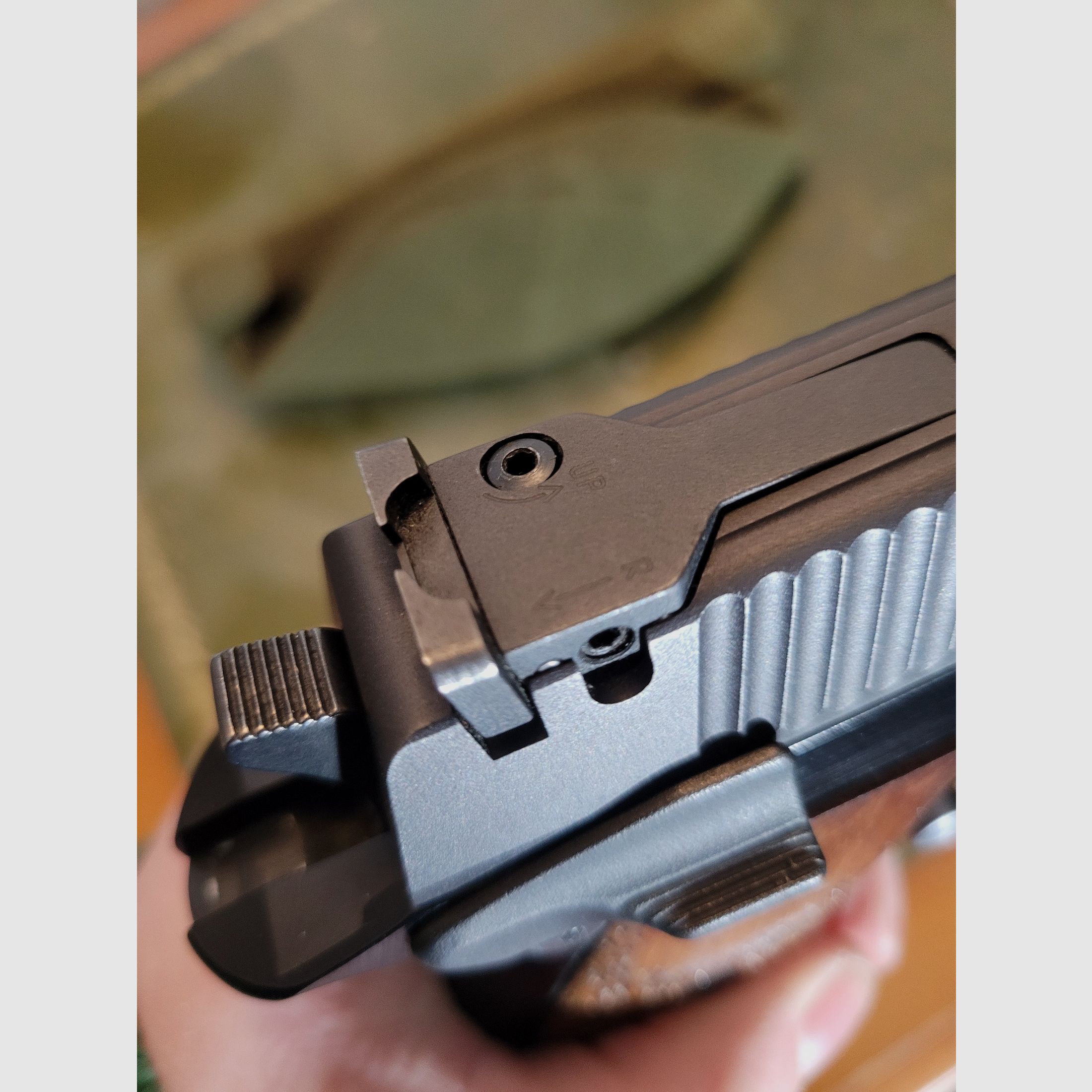 Pardini sport pistol .45 ACP with interchangeable system 9 mm