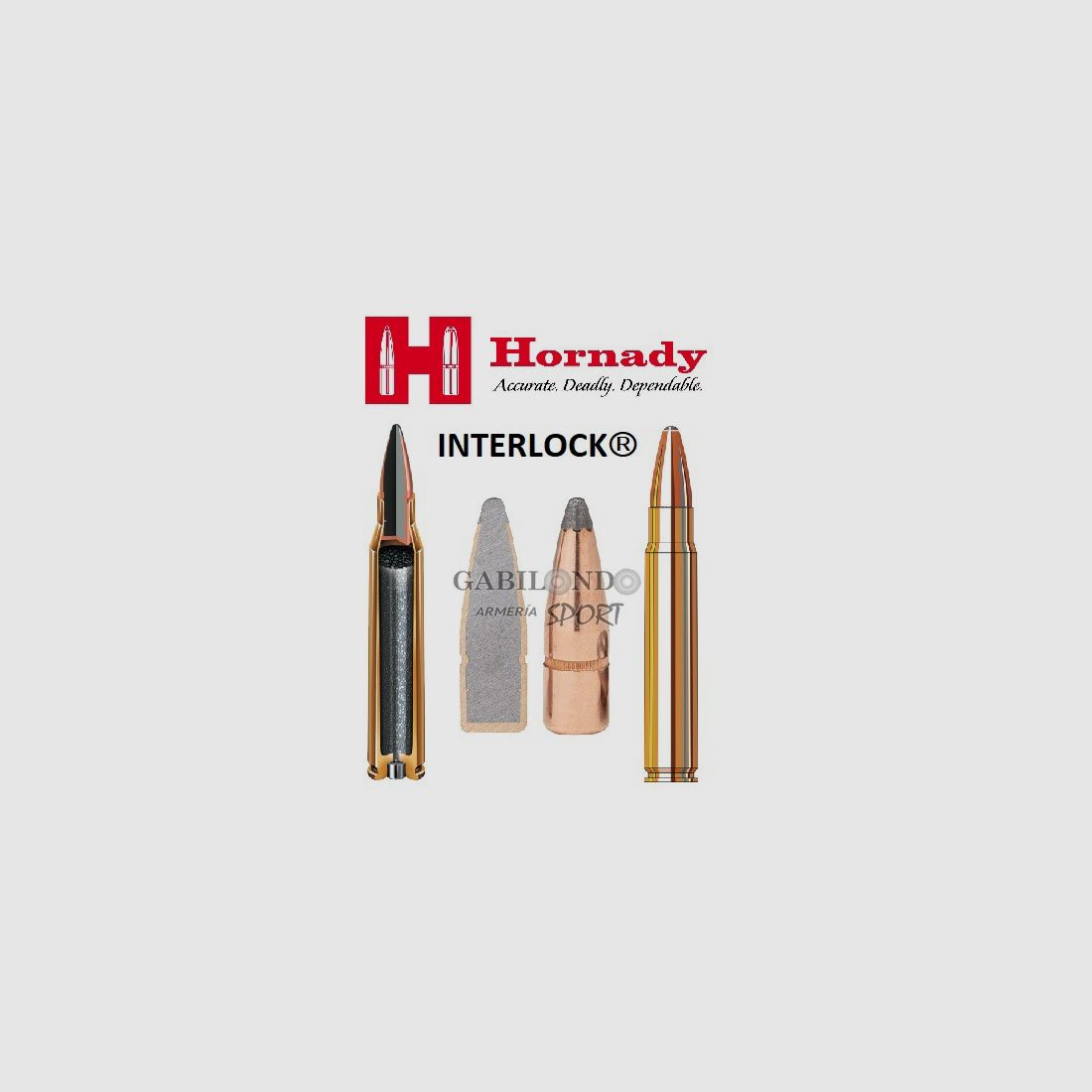 Munition Hornady 270 Win WHITETAIL INTERLOCK 130 gr, Bild 2 von 2