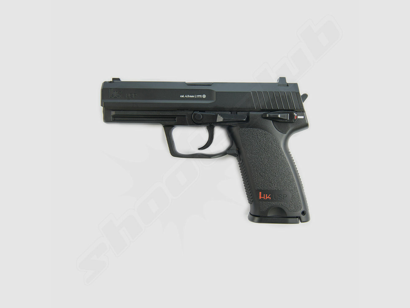 Heckler & Koch H&K USP CO2 Pistole brüniert Kal. 4,5 mm Stahlkugeln