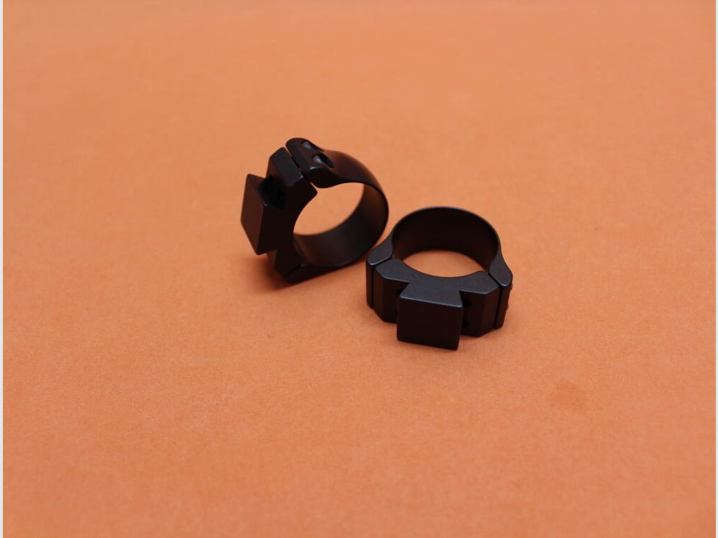Heckler & Koch Heckler&Koch H&K HK SL6/SL7: 1"/ 26mm Ringe zur Spannmontage 05 H&K Alu schwarz mit 15mm Prisma