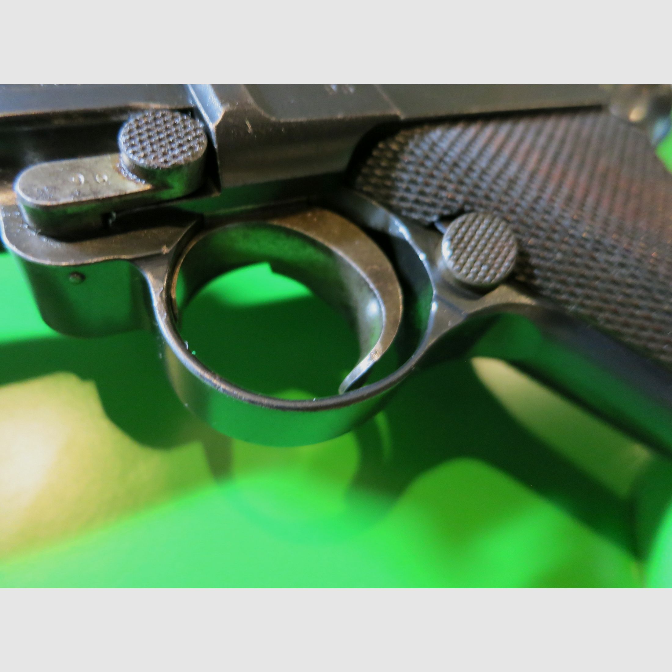 Deutsche Waffen- und Munitionsfabriken (DWM) 1915 , lange Pistole 08 P08, Ari P08 (Artillerie), 9 mm Luger     #61-