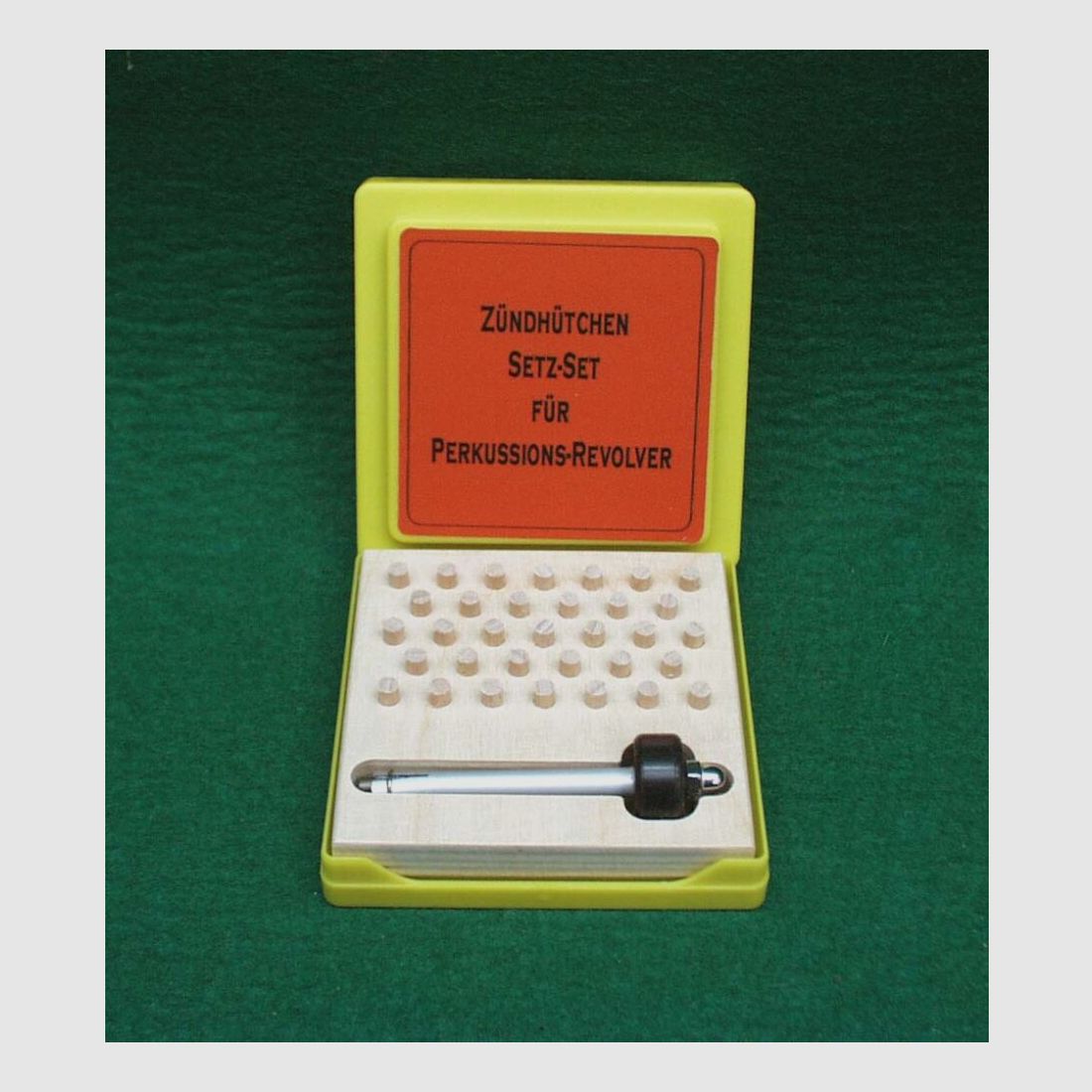 Zündhütchen Setz-Set für Perkussions -Revolver, Alu
