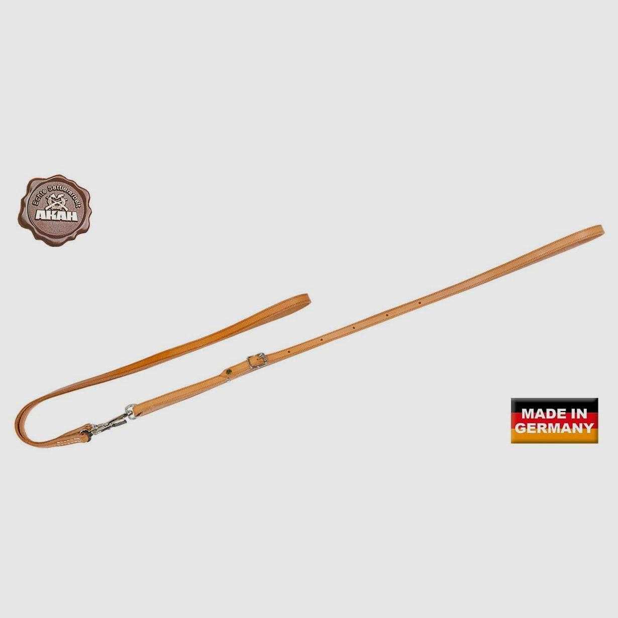 AKAH special shoulder leash made of fahl leather