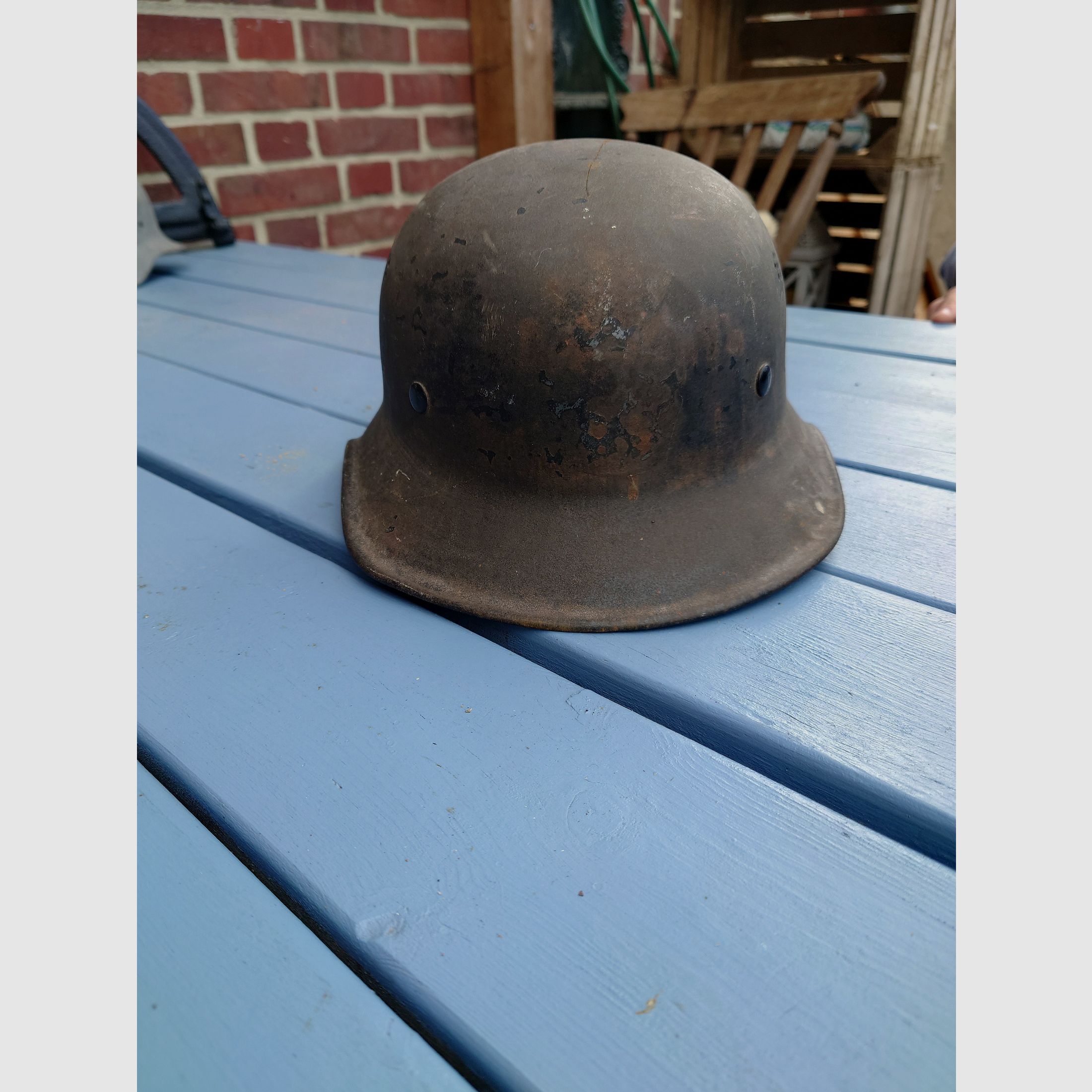 WW2 WK2 Luftschutzhelm M38 Gladiator kein Kar98 mp40 stg
