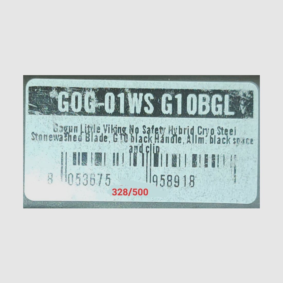 GoGun Little Viking Limited Edition Nr. 328 von 500.