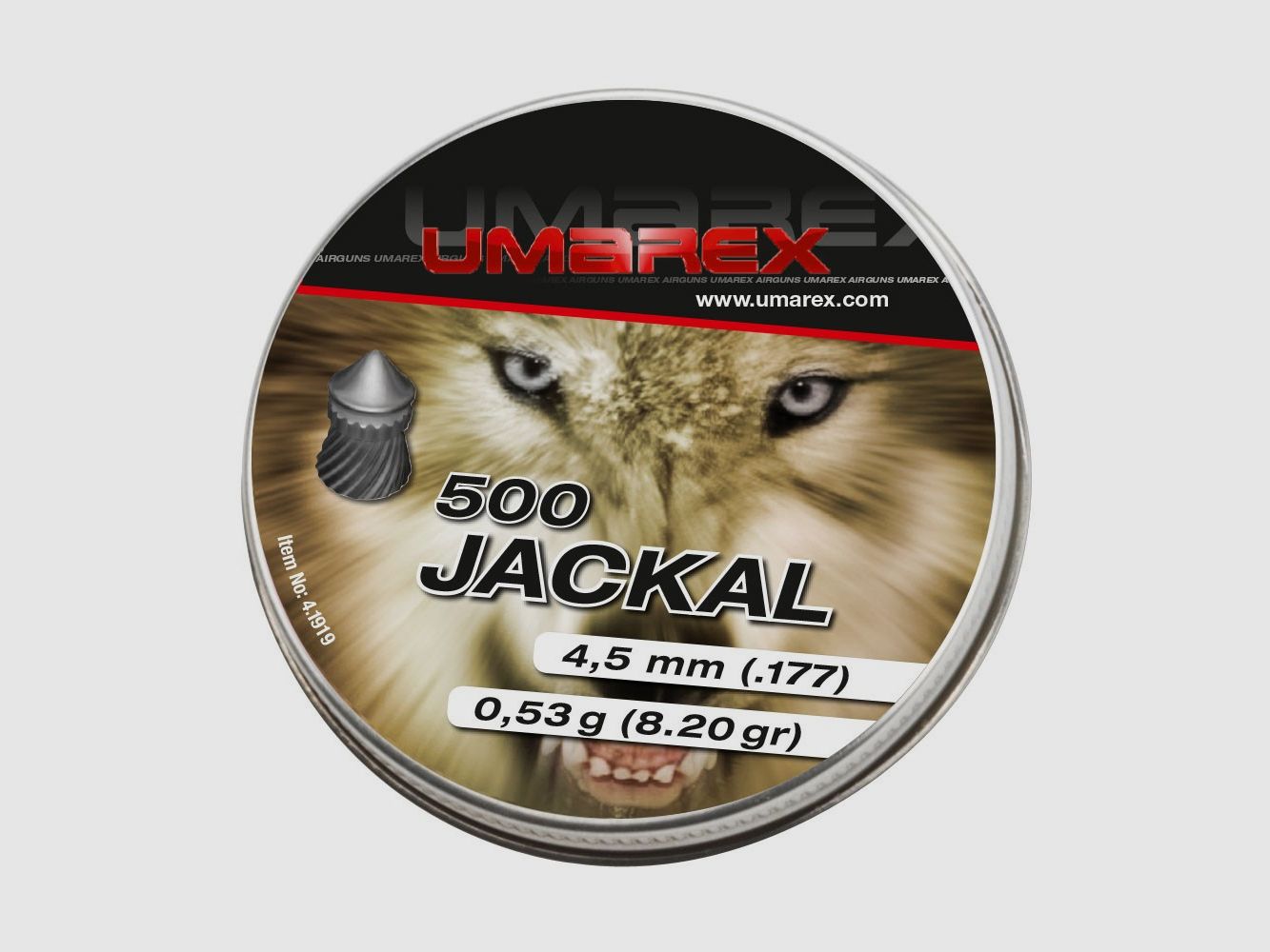 Umarex 4,50mm Diabolo Jackal 0,53g