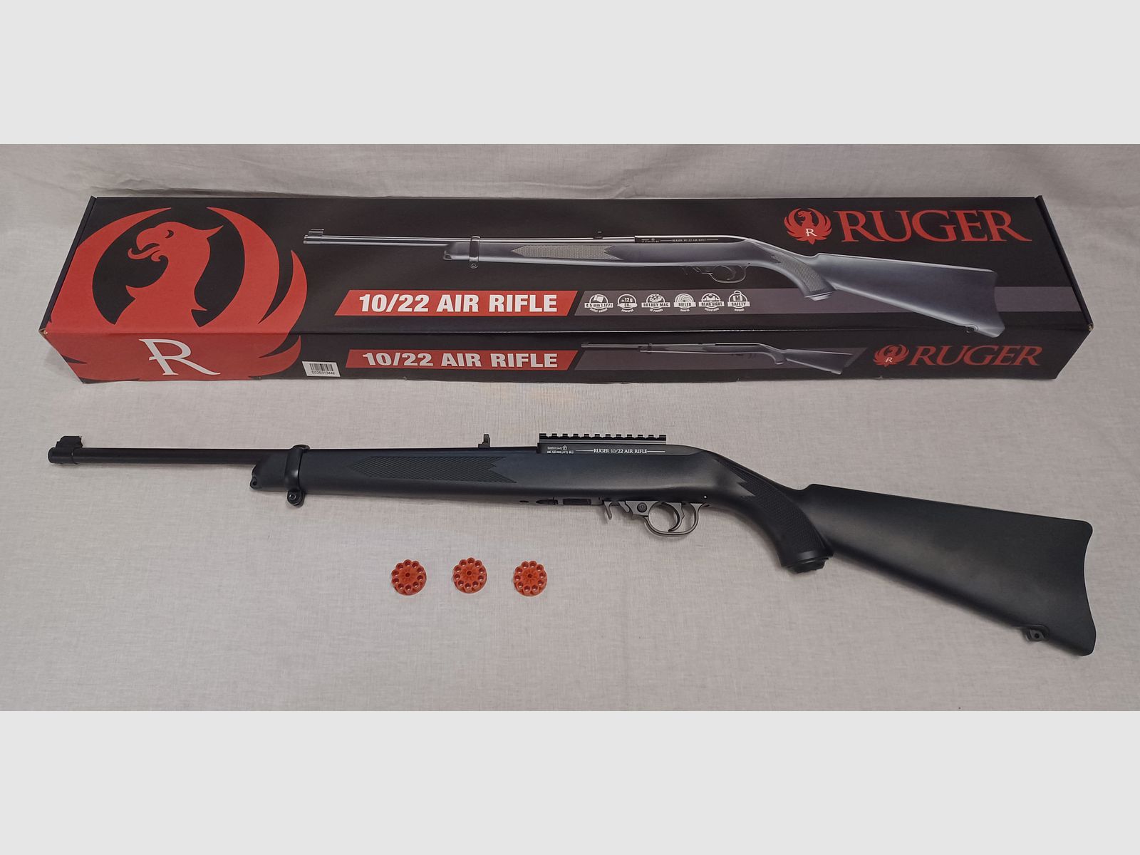 Umarex Ruger 10/22 / PCS / 4,5 mm Diabolo / CO2 / Gewehr / OVP (161)