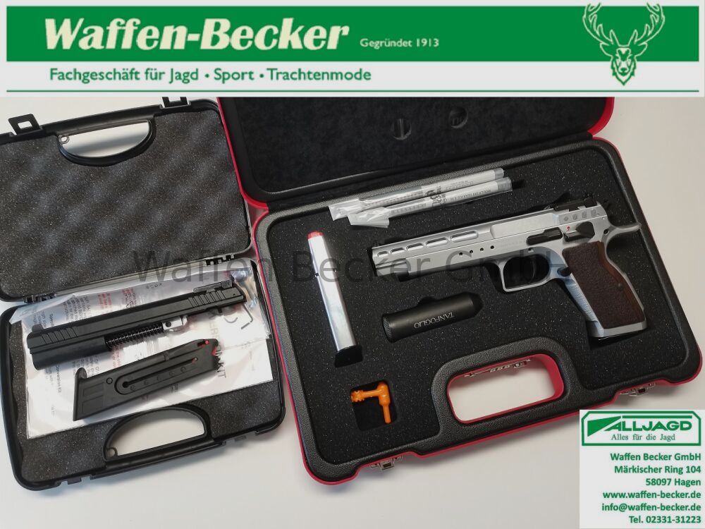 Tanfoglio	 P19 Gold Match BDS/DSB 6"-Lauf Kal. 9mm Luger Inkl. Wechselsystem Kal. .22lr.