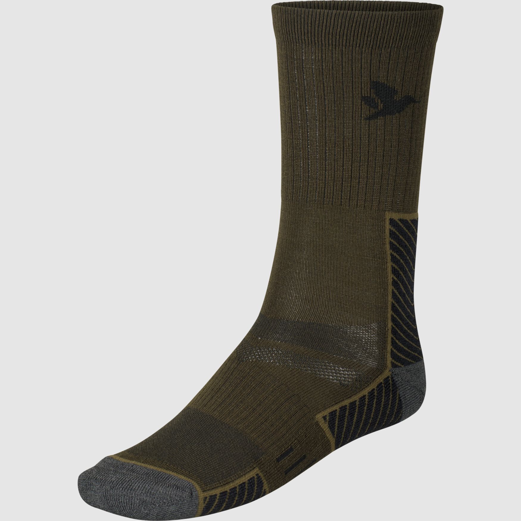 Seeland Field Merino Socke - 2er Pack Herren Pine Green/Military Olive, 43-46