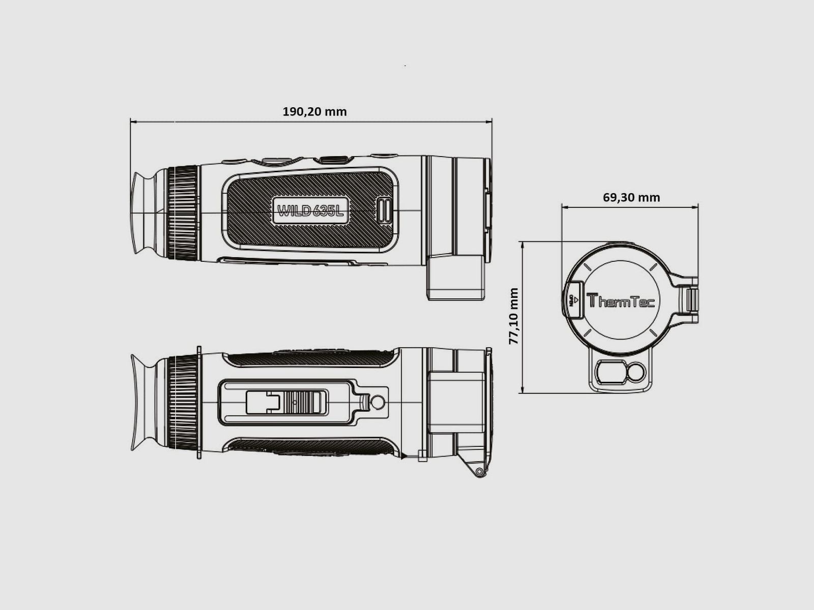 ThermTec Wild 635L LRF Wärmebildkamera