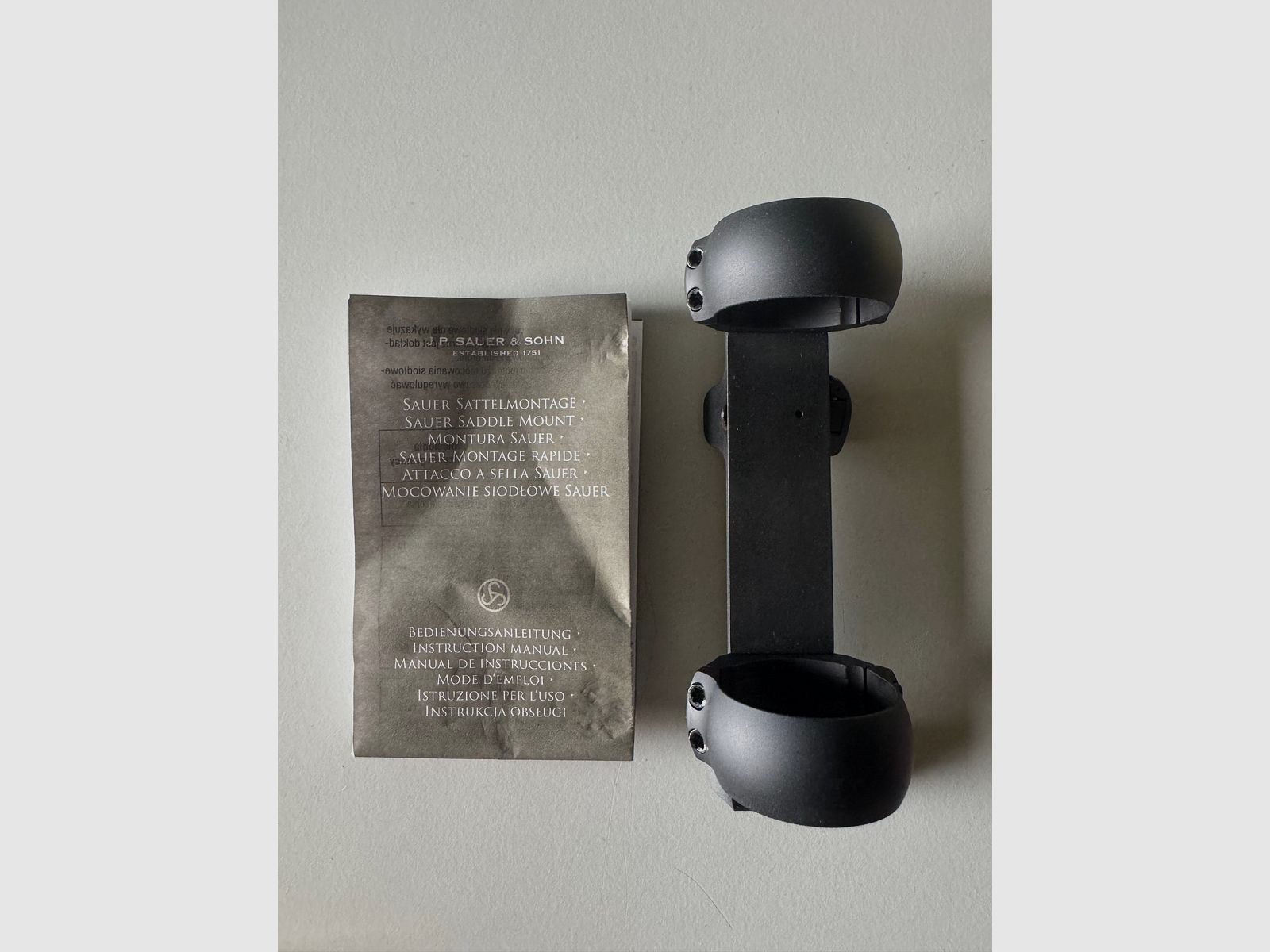 Sauer/Blaser Sattelmontage mit 30mm Ringen