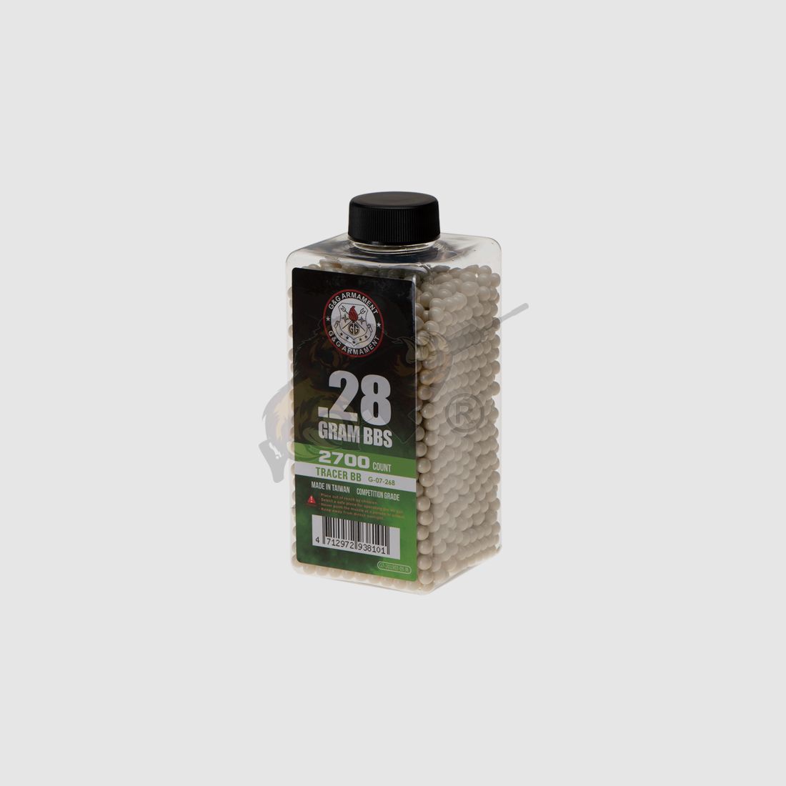 G&G Tracer Airsoft BB 2700rds 0.28g (2.700 Stück) - Leuchtspur Grün