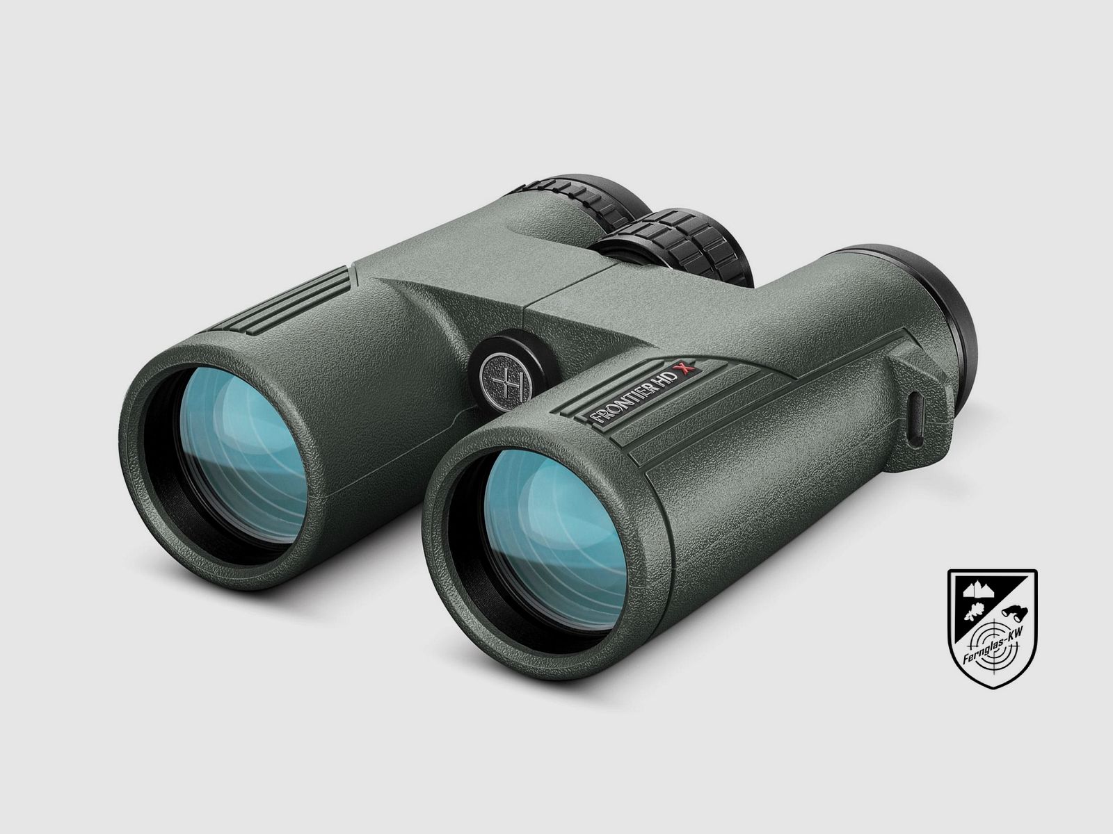 HAWKE 38012 Frontier H DX 10x42 Fernglas Grün mit Zubehör