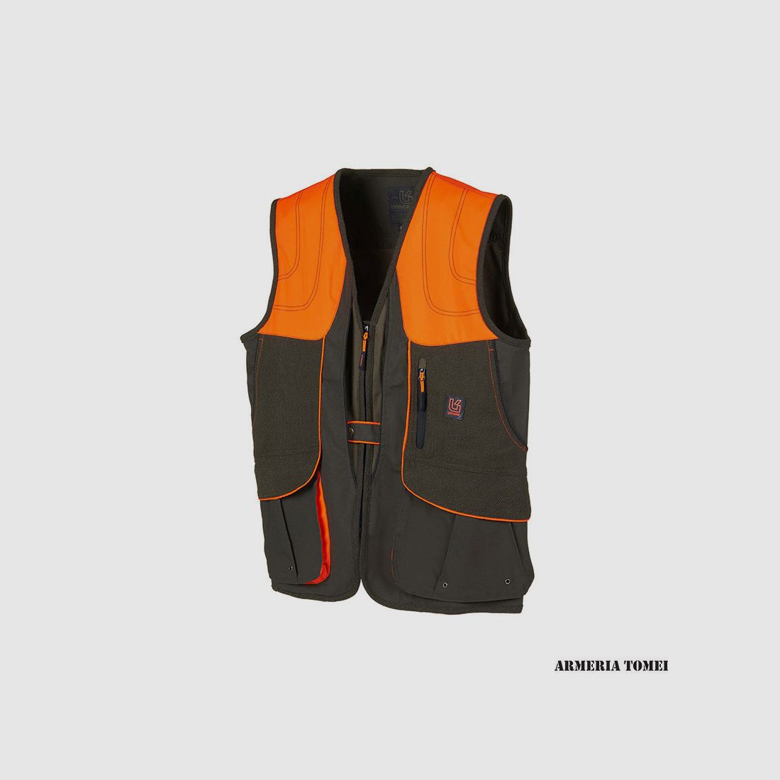 VEST – MEN – UNIVERS – ROCCASTRADA GREEN/ORANGE, image 3 of 4