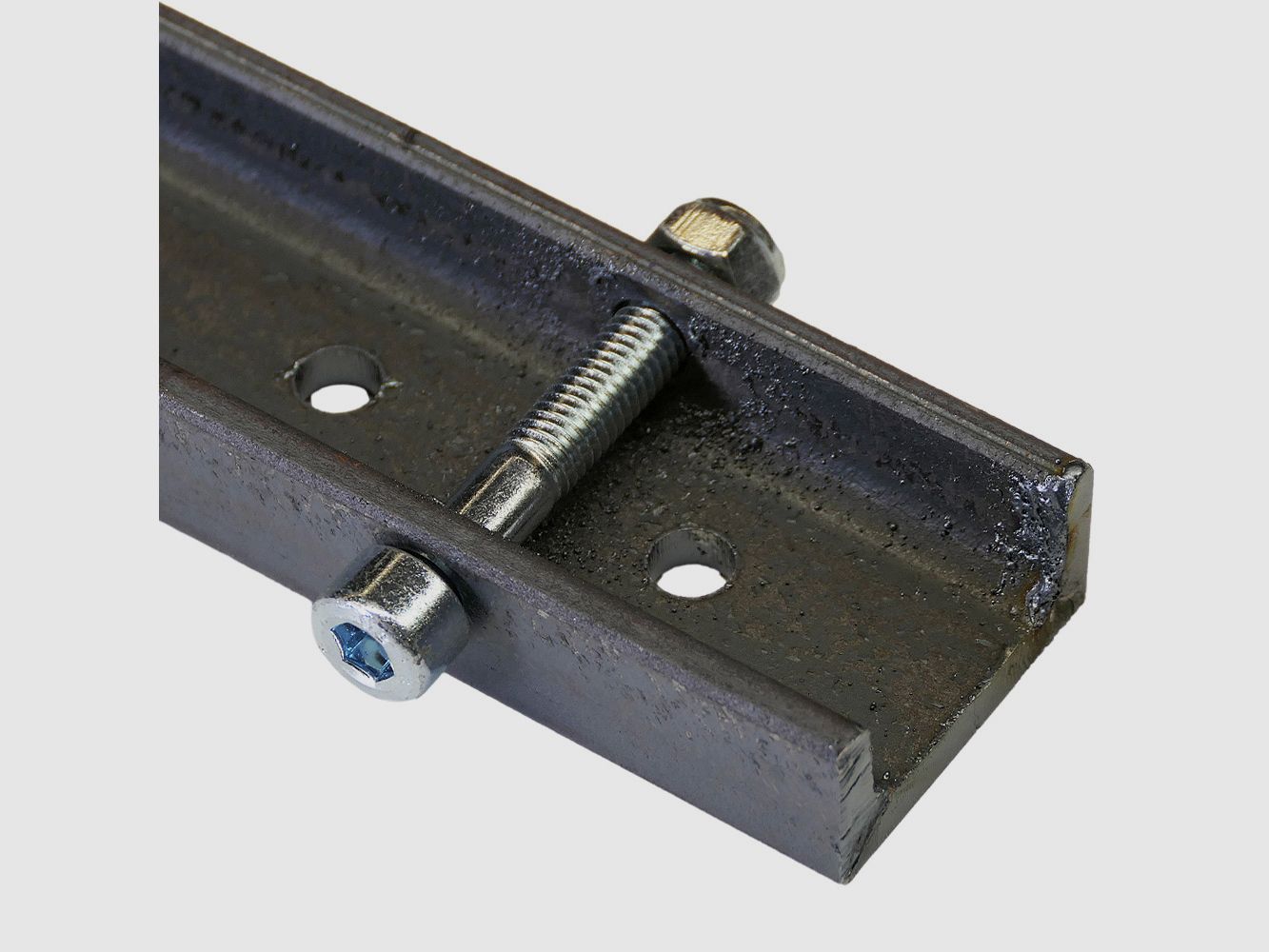 Ground spike/ground anchor for pulpit mounting made of steel 4-piece set 115cm long EXTREMELY solid