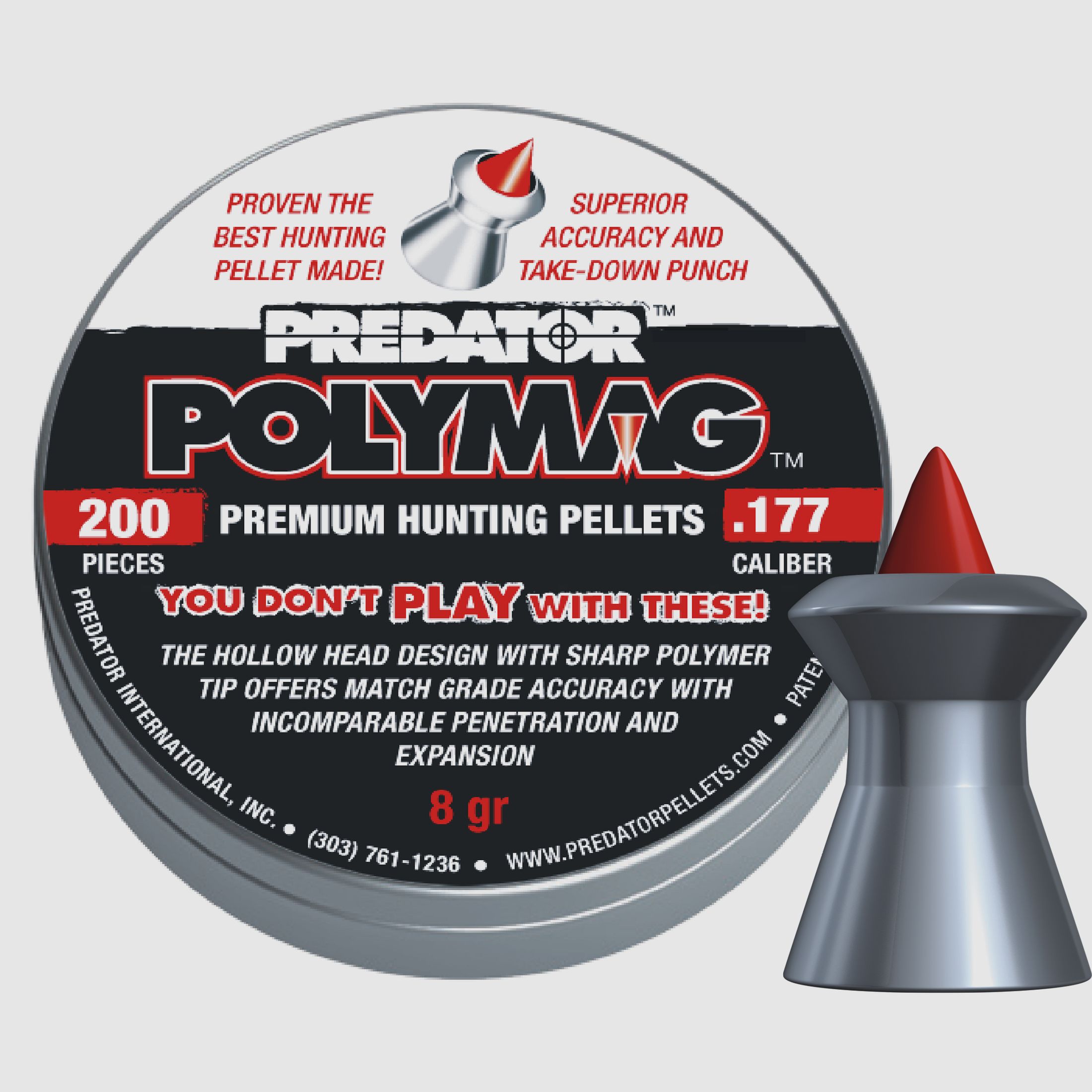 JSB Predator Polymag, Kal. 4,5mm, 0,52g