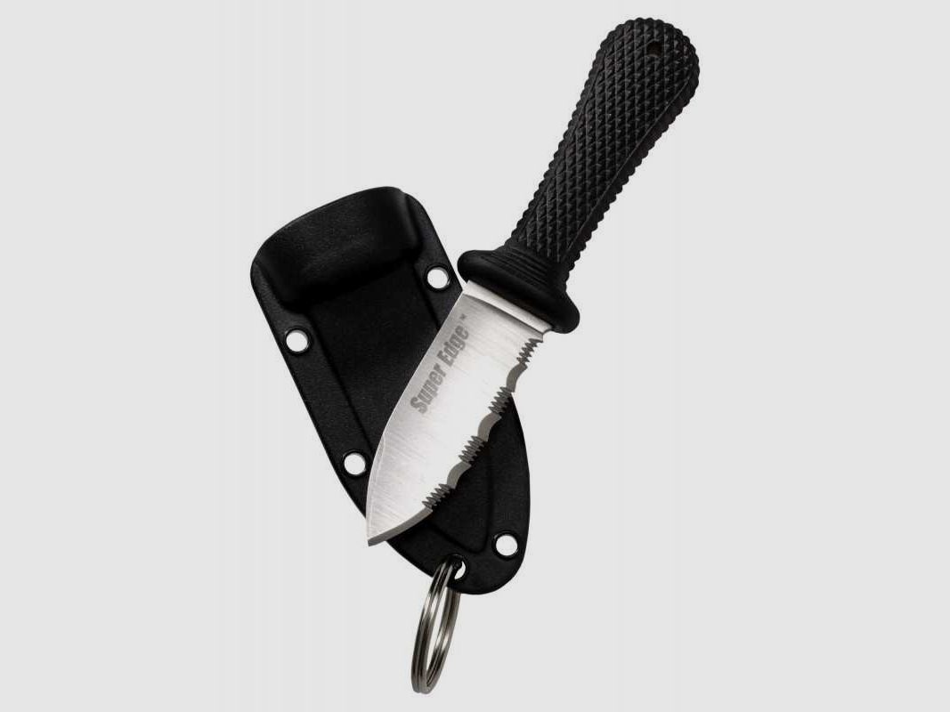 Cold Steel Super Edge, Kleines Gebrauchsmesser mit Scheide