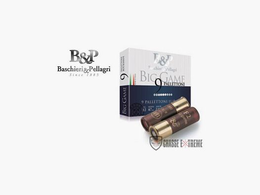 10 Chevrotine B&P Big Game Pallettoni 9g 22.5 Gr Cal. 20/67