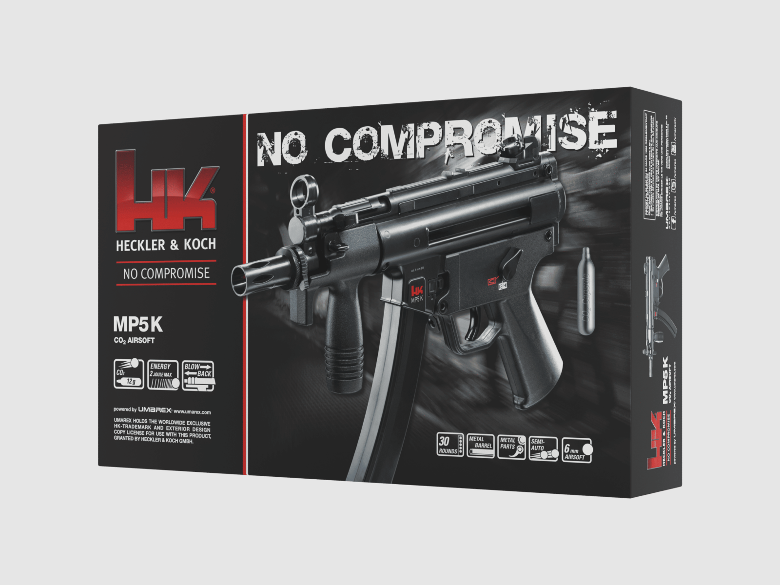 Heckler & Koch MP5 K Co2 Airsoft mit Blowback S-AEG -F-, Bild 5 von 5