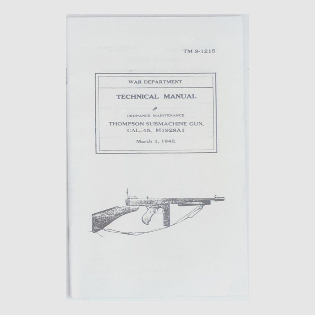 Handbuch Thompson M1928A1