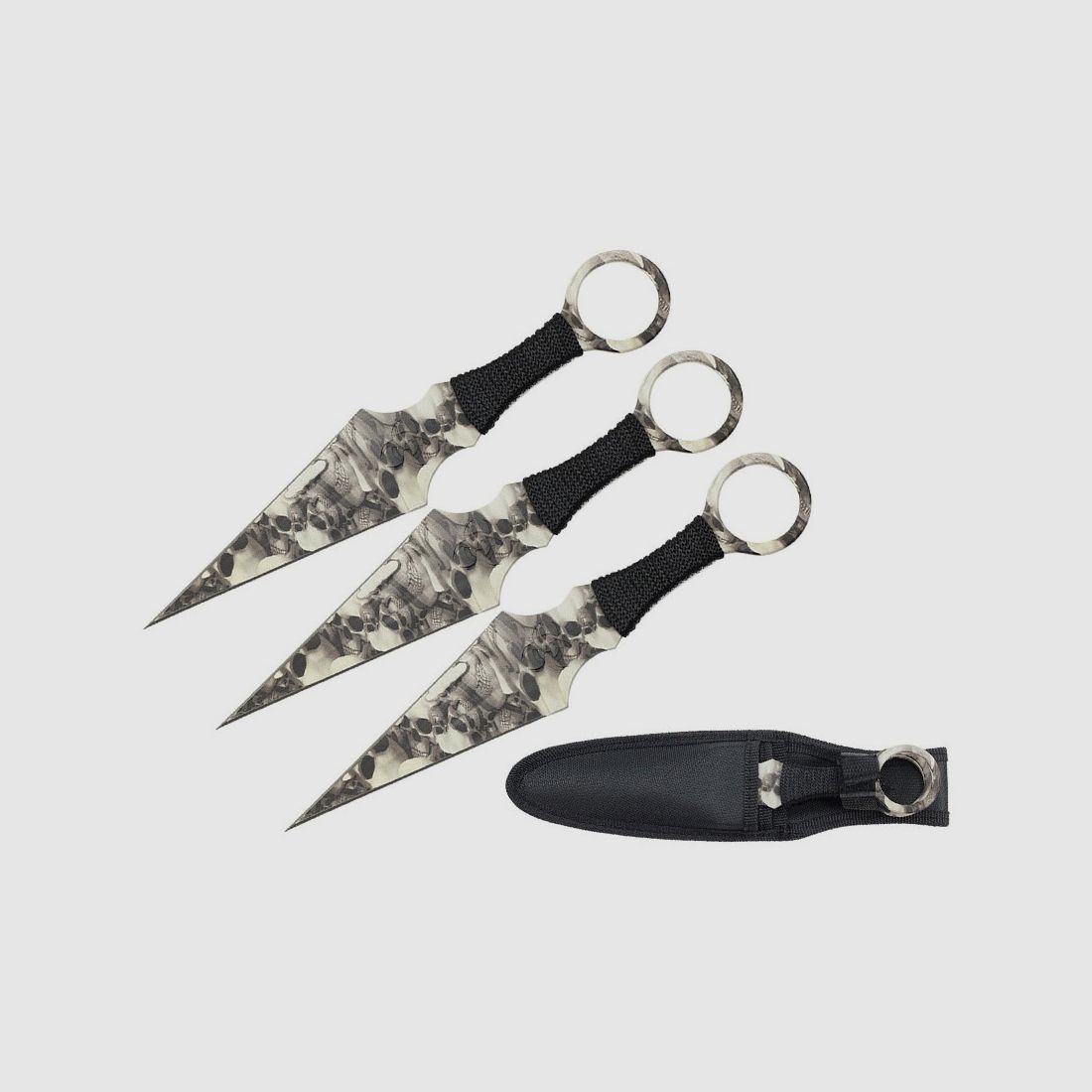 Kunai 3er Set Wurfmesser Camo