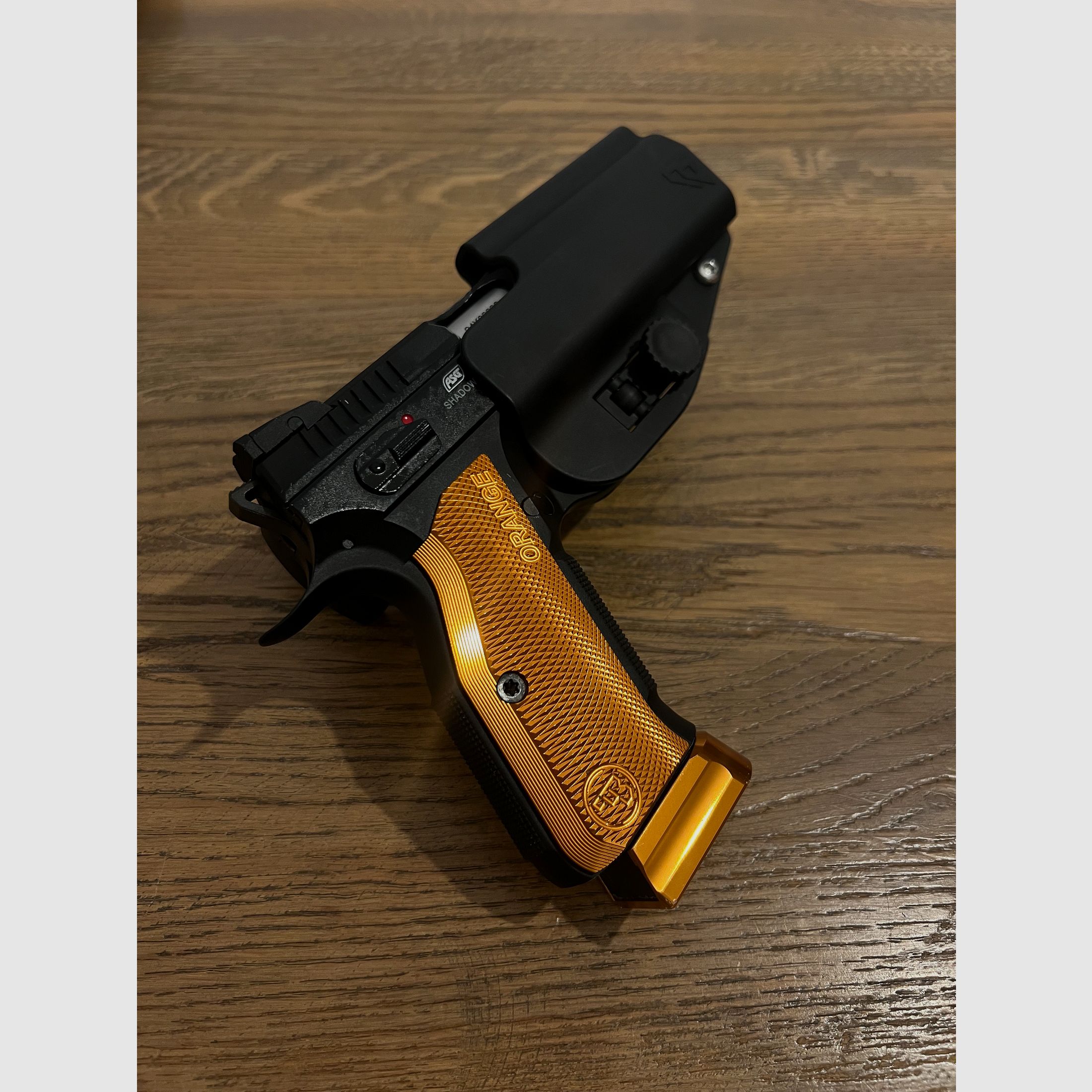 ASG CZ Shadow 2 Orange Komplettset | IPSC / Action Air | 6 magazynków + holster Alpha