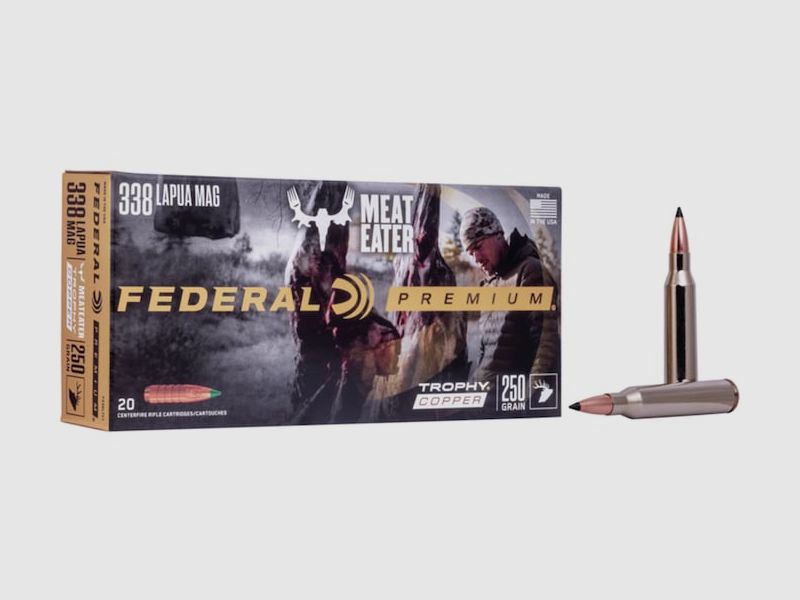 Federal Premium Trophy Copper .338 Lapua Mag. 250GR 20 Patronen