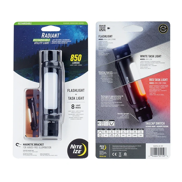 Nite Ize Radiant Rechargeable Utility Light RUM1A-01-R7