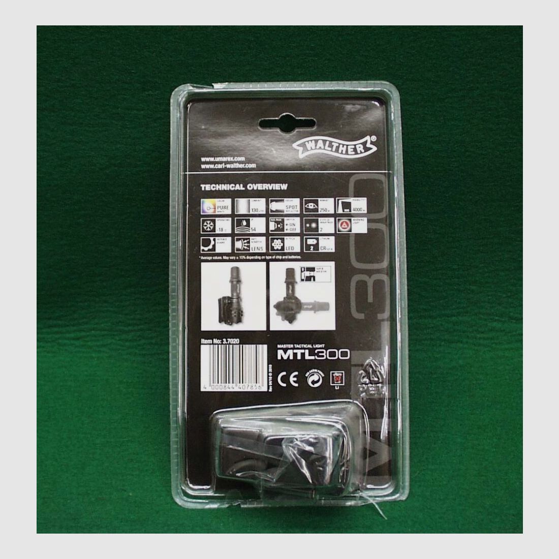 Lampe de poche Walther MTL300