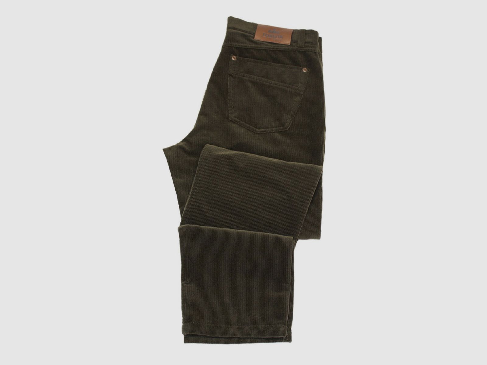 Foresta Cordhose Five Pocket Grün