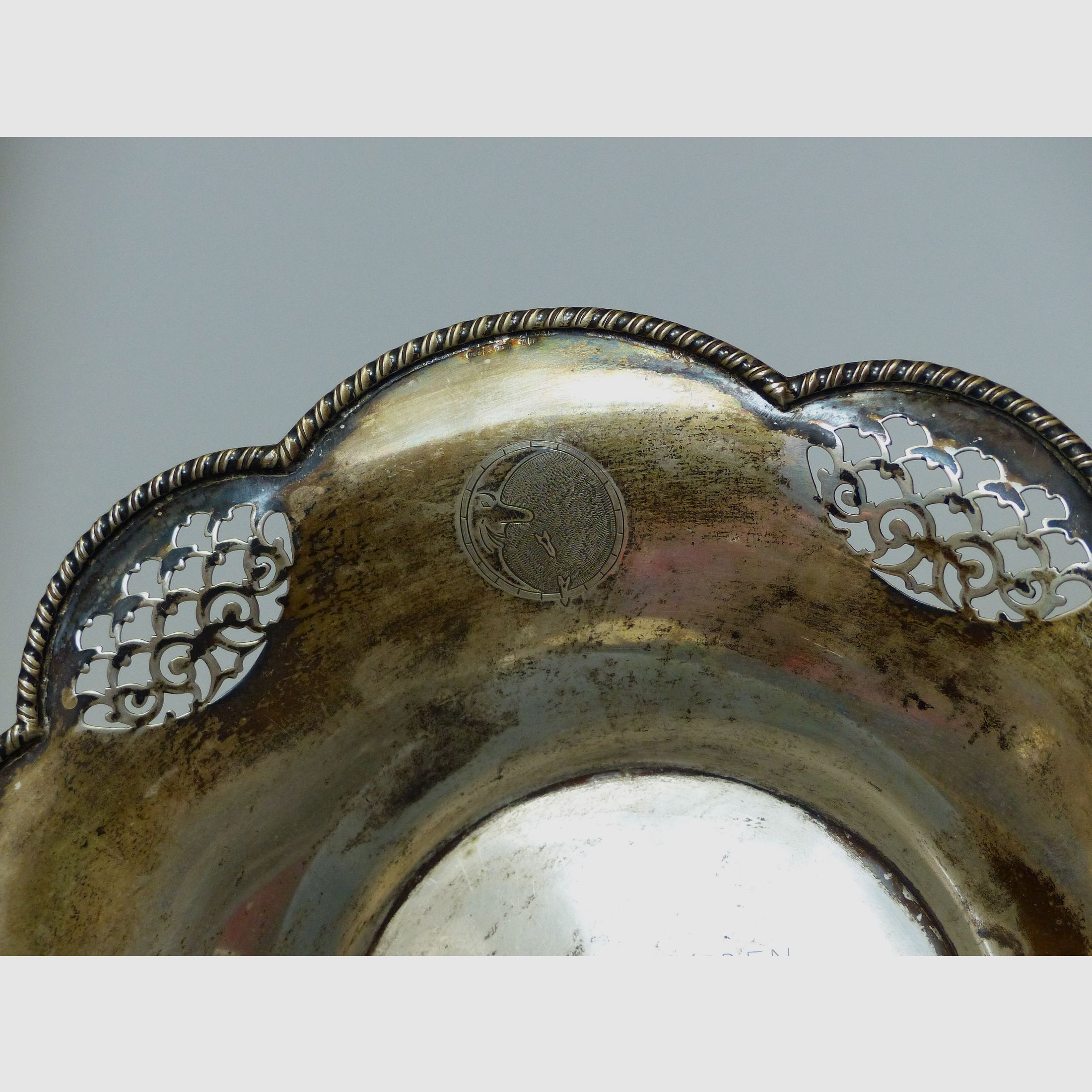 Piatto d'onore del comandante maggiore Linke del corpo ufficiali del gruppo di combattimento 806 WK II 2. WK