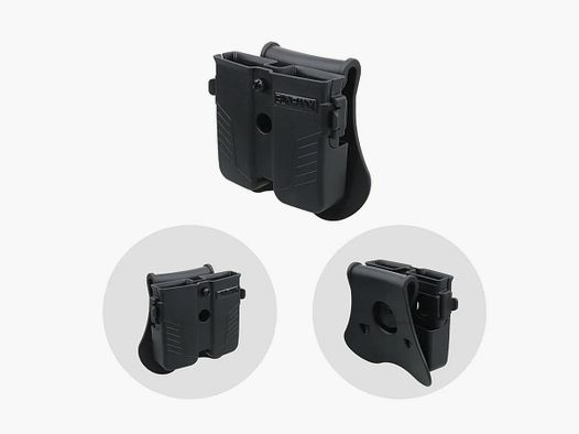Vector Optics GPPD-01 Magazintasche (Gürtelclip) für 9mm, .40 und .45