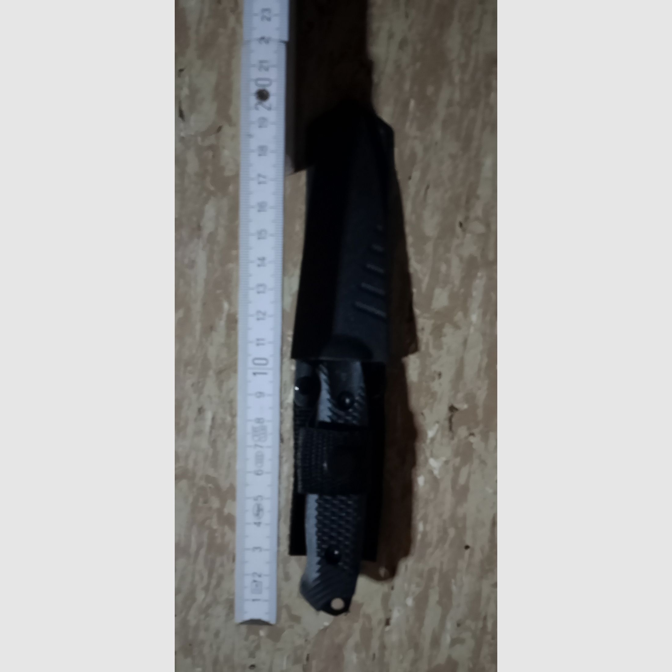 Outdoor Messer tauchen  stabiles Edelstahl Messer Camping klettern schwarz mit Messerscheide neuwertig aus Sammlung /2