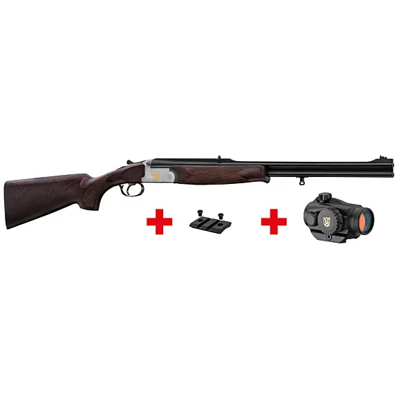 Pack Over-and-Under Shotgun Express Premier Steel Renato Baldi Stock FX Wood