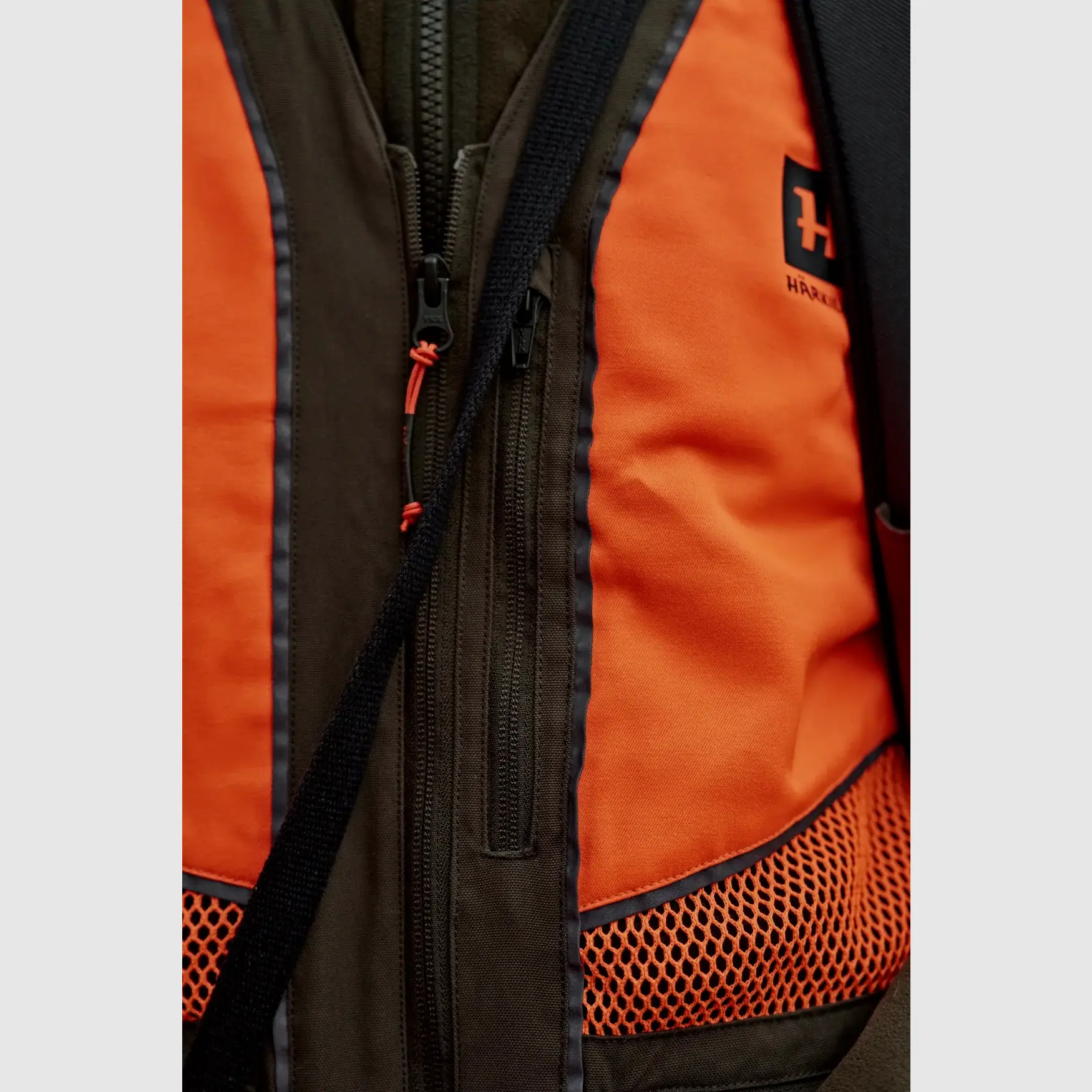 Härkila Wildboar Pro Blaze gilet, orange blaze/marron, image 4 sur 8