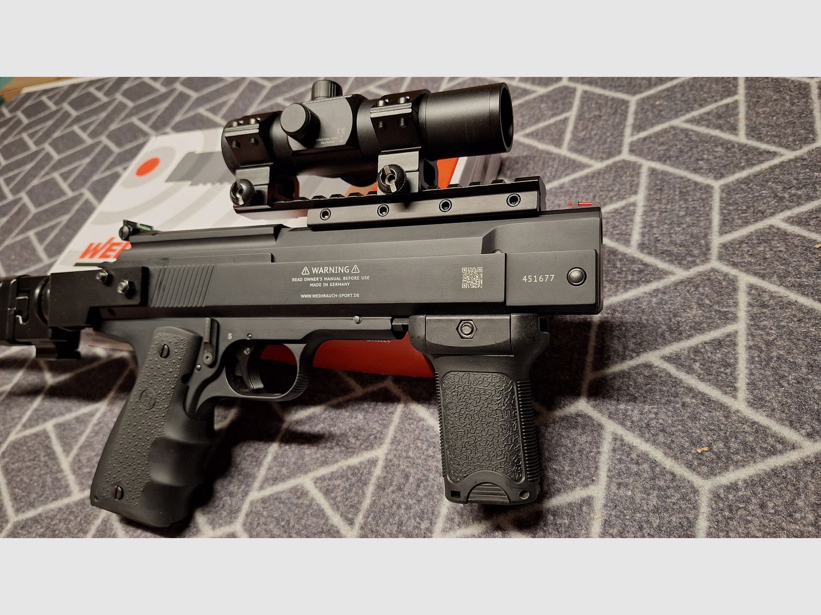 Weihrauch HW 45 Tactical Pistol Carbine!