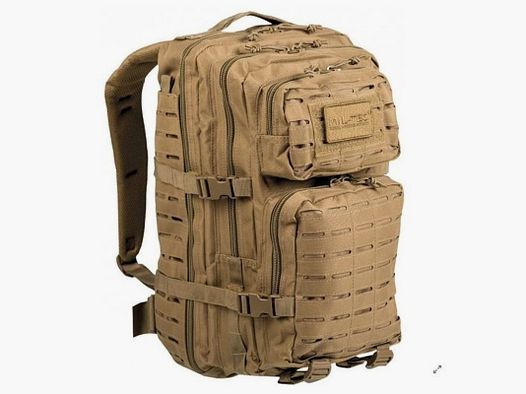Mil-Tec US Assault LG 36 L Laser Cut Coyote Backpack