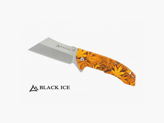 Cuchillo de bolsillo Black Ice THC Orange